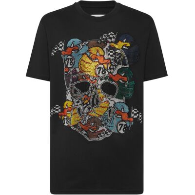 Philipp Plein T-Shirt Ronde Hals Duck 4XL Philipp Plein T-Shirt Ronde Hals Duck 4XL
