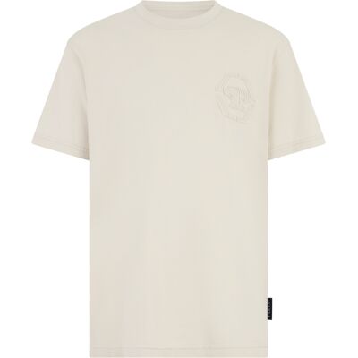 Philipp Plein Round Neck T-Shirt Raw Edge Monogram Monogram M Philipp Plein Round Neck T-Shirt Raw Edge Monogram Monogram M