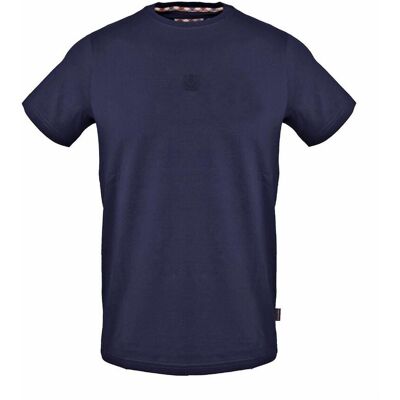 Aquascutum Herenlogo T-Shirt (Marine) 2XL Aquascutum Herenlogo T-Shirt (Marine) 2XL