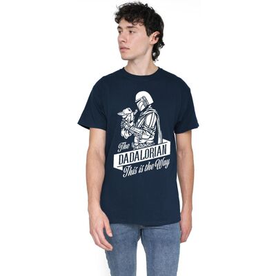 Star Wars Heren Dadalorian Star Wars: The Mandalorian Vaderdag T-Shirt (Marine) 4XL Star Wars Heren Dadalorian Star Wars: The Mandalorian Vaderdag T-Shirt (Marine) 4XL