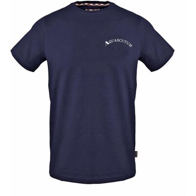 Aquascutum Heren Londen 1851 Regular T-Shirt (Marine) M Aquascutum Heren Londen 1851 Regular T-Shirt (Marine) M