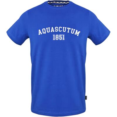 Aquascutum Heren Arch Logo T-Shirt (Luchtdruk) M Aquascutum Heren Arch Logo T-Shirt (Luchtdruk) M