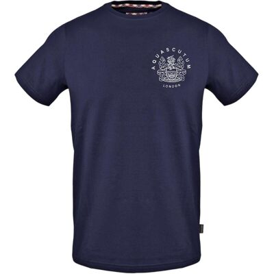 Aquascutum Heren Jersey Crew Hals T-shirt (Marine) XL Aquascutum Heren Jersey Crew Hals T-shirt (Marine) XL