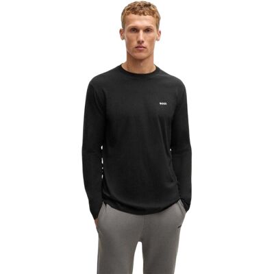 Boss Heren Klassiek Logo Regular T-Shirt (Zwart) M Boss Heren Klassiek Logo Regular T-Shirt (Zwart) M