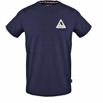 Aquascutum Heren borst Logo Regular T-Shirt (Marine) L Aquascutum Heren borst Logo Regular T-Shirt (Marine) L