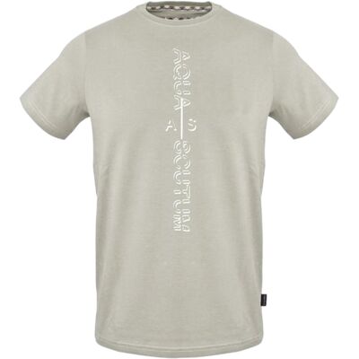 Aquascutum Heren Logo Crew Neck Regular T-shirt (Grijs) S Aquascutum Heren Logo Crew Neck Regular T-shirt (Grijs) S