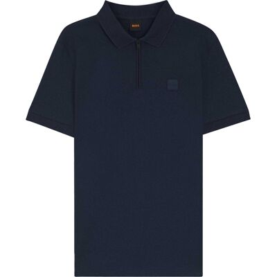 Boss Heren Regular Poloshirt met Korte Mouwen (Blauw) M Boss Heren Regular Poloshirt met Korte Mouwen (Blauw) M