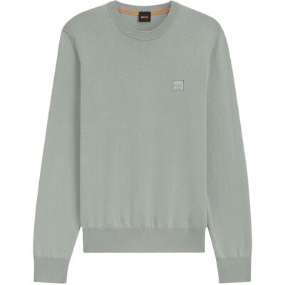 Boss Heren Kanovano Crew Hals Trui (Groen) S Boss Heren Kanovano Crew Hals Trui (Groen) S