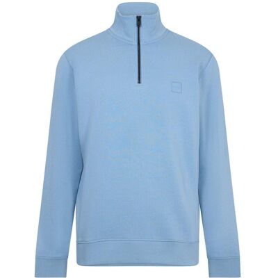 Boss Heren Badstof Sweatshirt (Pastelblauw) S Boss Heren Badstof Sweatshirt (Pastelblauw) S