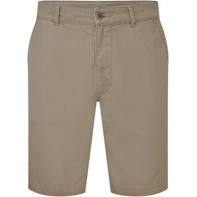 Asquith & Fox Heren Casual Chino Shorts (Khaki) XL Asquith & Fox Heren Casual Chino Shorts (Khaki) XL