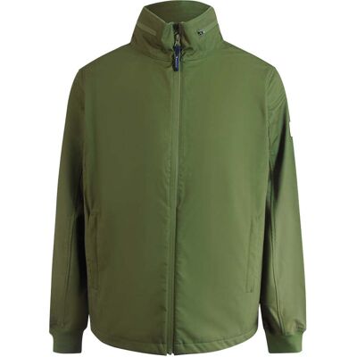 Aquascutum Active Shell Hybrid Mockneck Jacket Legergroen L Aquascutum Active Shell Hybrid Mockneck Jacket Legergroen L