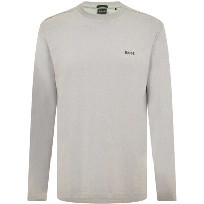 Boss Heren Klassiek Logo Regular T-Shirt (Grijs) M Boss Heren Klassiek Logo Regular T-Shirt (Grijs) M
