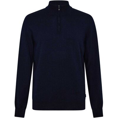 Boss Fijn gebreide herentrui Ebenji (Donkerblauw) XL Boss Fijn gebreide herentrui Ebenji (Donkerblauw) XL