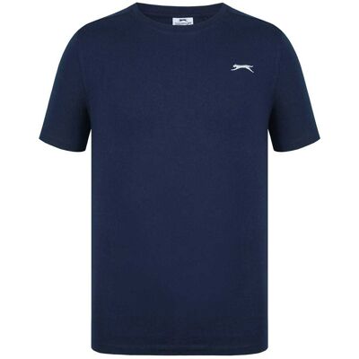 Slazenger Heren 3D Logo T-Shirt (Marine) 4XL Slazenger Heren 3D Logo T-Shirt (Marine) 4XL