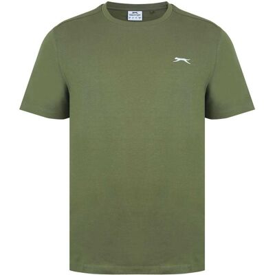 Slazenger Heren 3D Logo T-Shirt (Khaki) XL Slazenger Heren 3D Logo T-Shirt (Khaki) XL