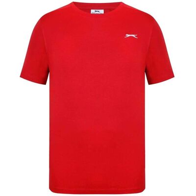 Slazenger Heren 3D Logo T-Shirt (Rood) XL Slazenger Heren 3D Logo T-Shirt (Rood) XL