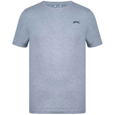 Slazenger Heren 3D Logo T-Shirt (Grijs Marl Marl) M Slazenger Heren 3D Logo T-Shirt (Grijs Marl Marl) M
