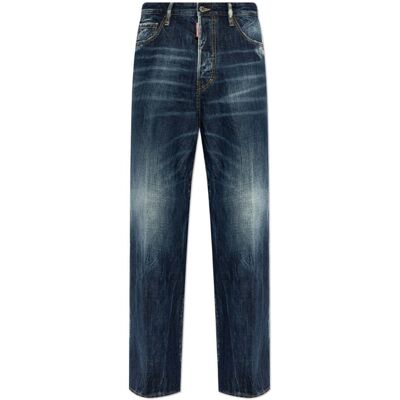 Dsquared2 Be Cool Be Nice Wash Loose Jeans Marineblauw 32 (Taille) Dsquared2 Be Cool Be Nice Wash Loose Jeans Marineblauw 32 (Taille)