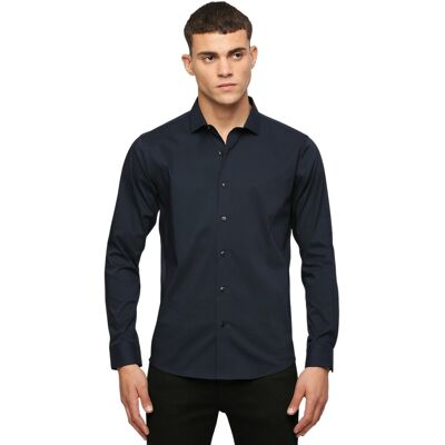 Only Heren Regular Shirt Met Lange Mouwen (Donkere marine) S Only Heren Regular Shirt Met Lange Mouwen (Donkere marine) S
