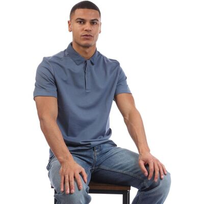 Boss Heren P-Parris 07 Poloshirt (Blauw) L Boss Heren P-Parris 07 Poloshirt (Blauw) L