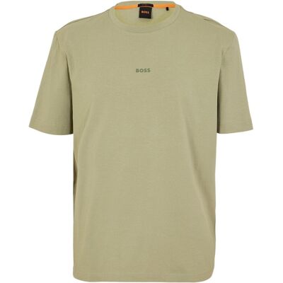Boss Oversized T-shirt voor heren met Tchup-logo (Groen) S Boss Oversized T-shirt voor heren met Tchup-logo (Groen) S
