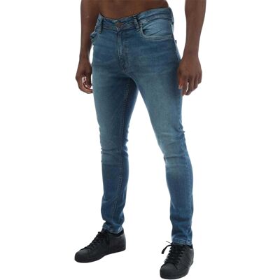 Duck and Cover Heren Doves Slim Jeans (Blauw) 38 Lang Duck and Cover Heren Doves Slim Jeans (Blauw) 38 Lang