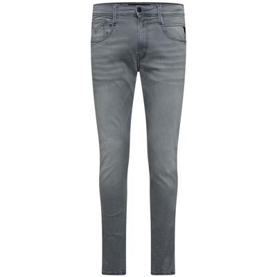 Replay Slim-fit herenjeans van Anbass van een katoenmix (Grijs) 34 Lang Replay Slim-fit herenjeans van Anbass van een katoenmix (Grijs) 34 Lang