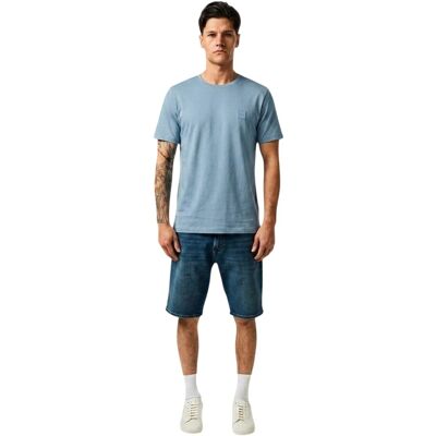 Boss Oranje premium katoenen T-shirt voor heren (Pastelblauw) S Boss Oranje premium katoenen T-shirt voor heren (Pastelblauw) S