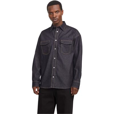 jack & jones Jack And Jones Heren Normaal Overhemd (Donkere Denim) S jack & jones Jack And Jones Heren Normaal Overhemd (Donkere Denim) S