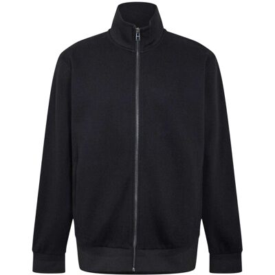 Boss Casual hoodie met doorlopende rits voor heren (Zwart) XL Boss Casual hoodie met doorlopende rits voor heren (Zwart) XL