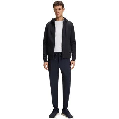 Boss Heren-sweatjack met losse pasvorm (Donkerblauw) 5XL Boss Heren-sweatjack met losse pasvorm (Donkerblauw) 5XL