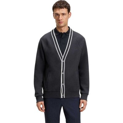 Boss Heren Contrast Detail Relaxed Fit Vest (Donkerblauw) XL Boss Heren Contrast Detail Relaxed Fit Vest (Donkerblauw) XL