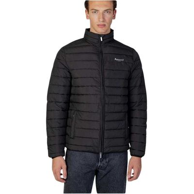 Aquascutum Heren Actief Jasje met Mock Neck (Zwart) S Aquascutum Heren Actief Jasje met Mock Neck (Zwart) S