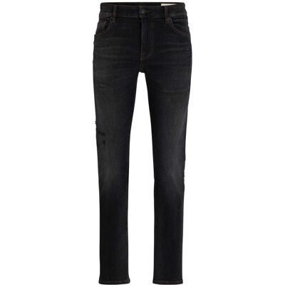 Boss Heren Delaware 5-pocket slim fit jeans (Donkergrijs) 34 Normaal Boss Heren Delaware 5-pocket slim fit jeans (Donkergrijs) 34 Normaal