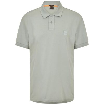 Boss Polo-shirt voor heren met Passenger Box-logo (Groen) 2XL Boss Polo-shirt voor heren met Passenger Box-logo (Groen) 2XL