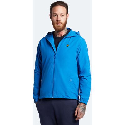 Lyle & Scott jack met rits en capuchon in blauw XS Lyle & Scott jack met rits en capuchon in blauw XS