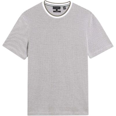 Ted Baker Arlon Regular Fit T-shirt Met Textuur M Ted Baker Arlon Regular Fit T-shirt Met Textuur M