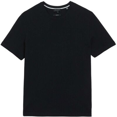 Ted Baker Curlys Regular Textured Black T-shirt L Ted Baker Curlys Regular Textured Black T-shirt L