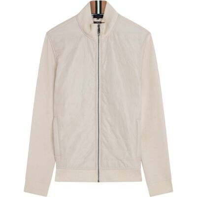 Ted Baker Entil Regular Fit Gewatteerde Jas Met Trechtervormige Bovenkant, Crèmekleurig XL Ted Baker Entil Regular Fit Gewatteerde Jas Met Trechtervormige Bovenkant, Crèmekleurig XL