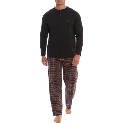 Kisses&Love KLP4 Heren Lange Mouw Winterpyjama XL Kisses&Love KLP4 Heren Lange Mouw Winterpyjama XL