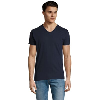 SOLS Heren Imperial V Hals T-shirt (Franse marine) 2XL SOLS Heren Imperial V Hals T-shirt (Franse marine) 2XL