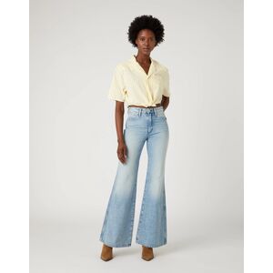 Wrangler - TIE RESORT SHIRT PALE BANANA XS Wrangler - TIE RESORT SHIRT PALE BANANA XS