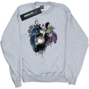 Disney Dames/Dames Schurken Sweatshirt (Heide Grijs) M Disney Dames/Dames Schurken Sweatshirt (Heide Grijs) M