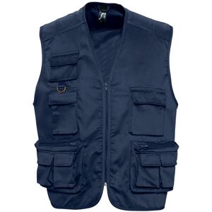 SOLS Wild Unisex Full Zip Waistcoat Bodywarmer Jacket (Marine) 3XL SOLS Wild Unisex Full Zip Waistcoat Bodywarmer Jacket (Marine) 3XL