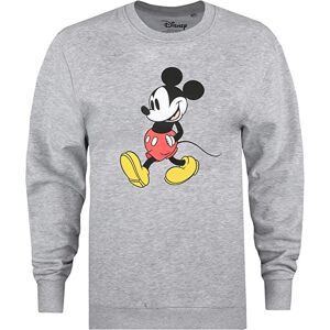 Disney Dames/Dames Strides Mickey Mouse Gewassen Sweatshirt (Grijs) S Disney Dames/Dames Strides Mickey Mouse Gewassen Sweatshirt (Grijs) S