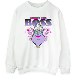 Disney Dames/Dames De Kleine Zeemeermin Ursula Mama Is De Baas Sweatshirt (Wit) M Disney Dames/Dames De Kleine Zeemeermin Ursula Mama Is De Baas Sweatshirt (Wit) M