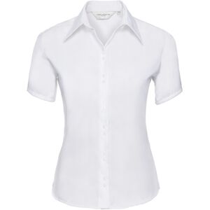 Russell Athletic Russell Collectie Dames/Dames Korte Mouwen Ultiem Niet-Ijzershirt (Wit) 4XL Russell Athletic Russell Collectie Dames/Dames Korte Mouwen Ultiem Niet-Ijzershirt (Wit) 4XL