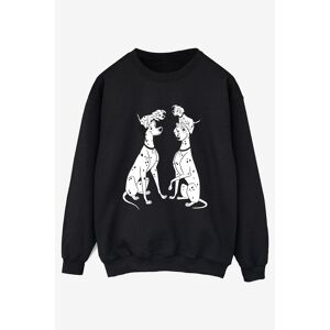 Disney Dames/Dames 101 Dalmatiërs Familie Sweatshirt (Zwart) XL Disney Dames/Dames 101 Dalmatiërs Familie Sweatshirt (Zwart) XL