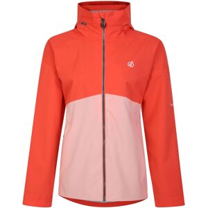 Dare 2B Dames/Dames Trail Colour Block Waterdichte Jas (Neon Peach) 42 Dare 2B Dames/Dames Trail Colour Block Waterdichte Jas (Neon Peach) 42