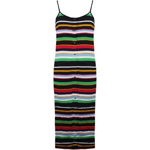 Vans Off The Wall Mouwloze Gestreepte Multicoloured Midi Dress VN0005HW448 XS Vans Off The Wall Mouwloze Gestreepte Multicoloured Midi Dress VN0005HW448 XS